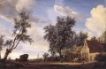 Parada en un paisaje de posada Salomon van Ruysdael